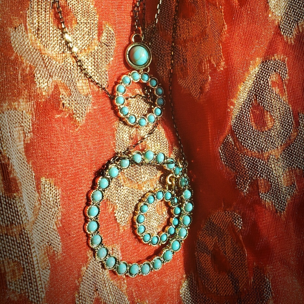 Multi strand Topaz Necklace